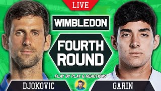 🔴 DJOKOVIC vs GARIN | Wimbledon 2021 | LIVE Tennis Play-by-Play