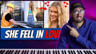 Worker STUNS Girls With Piano Skills... 😍 | Pianist Reacts