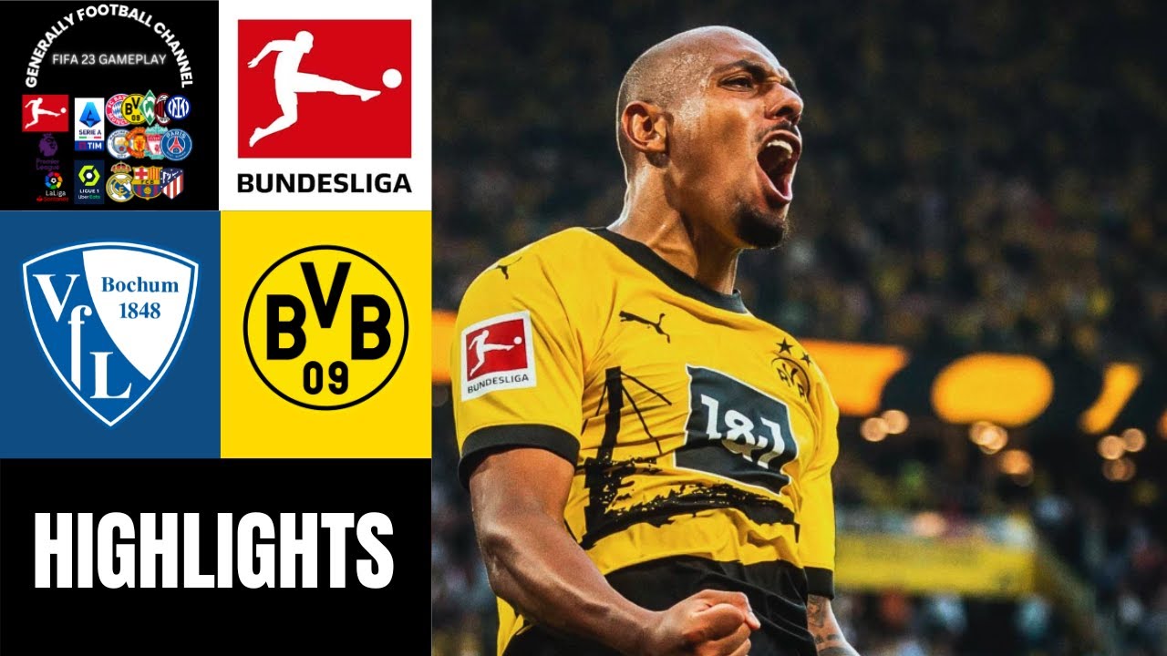 VFL Bochum Vs Borussia Dortmund 2.Spieltag Bundesliga Highlights - YouTube