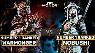 NUMBER 1 RANKED NOBUSHI VS NUMBER 1 RANKED WARMONGER!