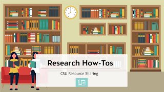 CSU Library Resource Sharing