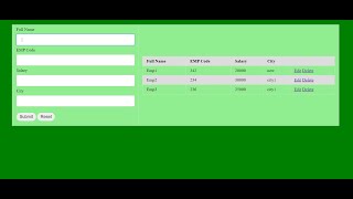 CRUD Operation In JavaScript With Source Code | Source Code & Projects