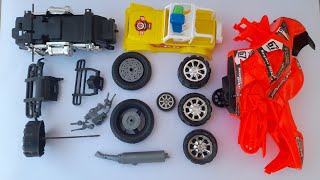 Gadi Wala cartoon toy Assemble video cars trucks JCB Animal
