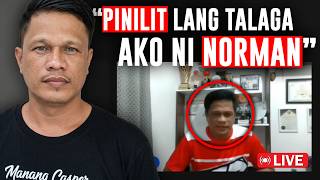 NORMAN MANGUSIN SINIRAAN NA NI CASPER