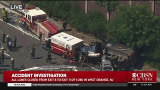 Chain Reaction Crash Shuts Down I-280