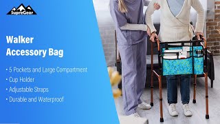 SupreGear Water-Resistant Folding Walker Bag (B09Y8ZF7Q3)