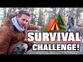 $10 WOODS SURVIVAL CHALLENGE! (24 Hours)