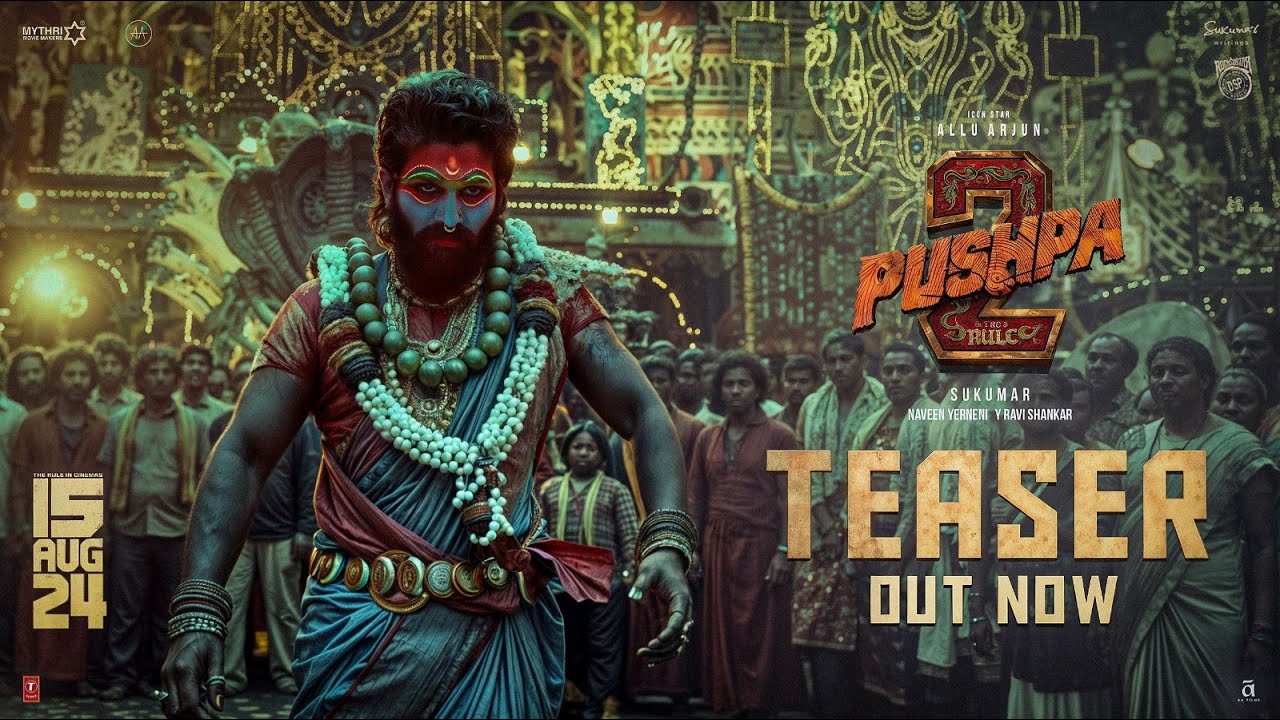 Pushpa 2 The Rule Teaser Hindi Allu Arjun Sukumar Rashmika