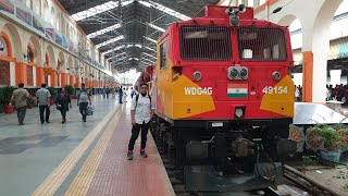 POWERFUL Diesel Locomotive WDG4G with RDSO Train in SEALDAH DIVISION ..