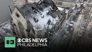 Power back on for hundreds after fire dmaages historic Philadelphia church