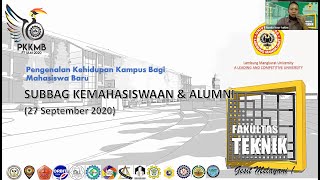 PKKMB FT 2020 - Materi 6 Pengenalan Program Kemahasiswaan, Beasiswa, Sosialisasi SKPI & SKKM