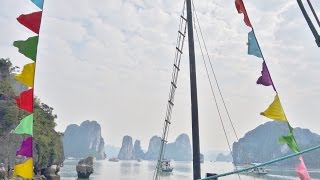 【ベトナム旅行】世界遺産、ハロン湾クルーズ　Ha Long Bay Cruising (World heritage)