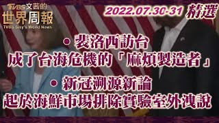 【精選】裴洛西訪台 成了台海危機的「麻煩製造者」/新冠溯源新論 起於海鮮市場排除實驗室外洩說 TVBS文茜的世界周報