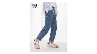 SEMIR Jeans For Men Slim Fit Pants Classic 2021