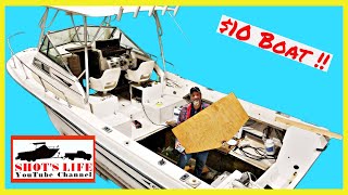 You wont believe the progress on the Grady White!! | $10 Boat | EPS49 | Shots Life