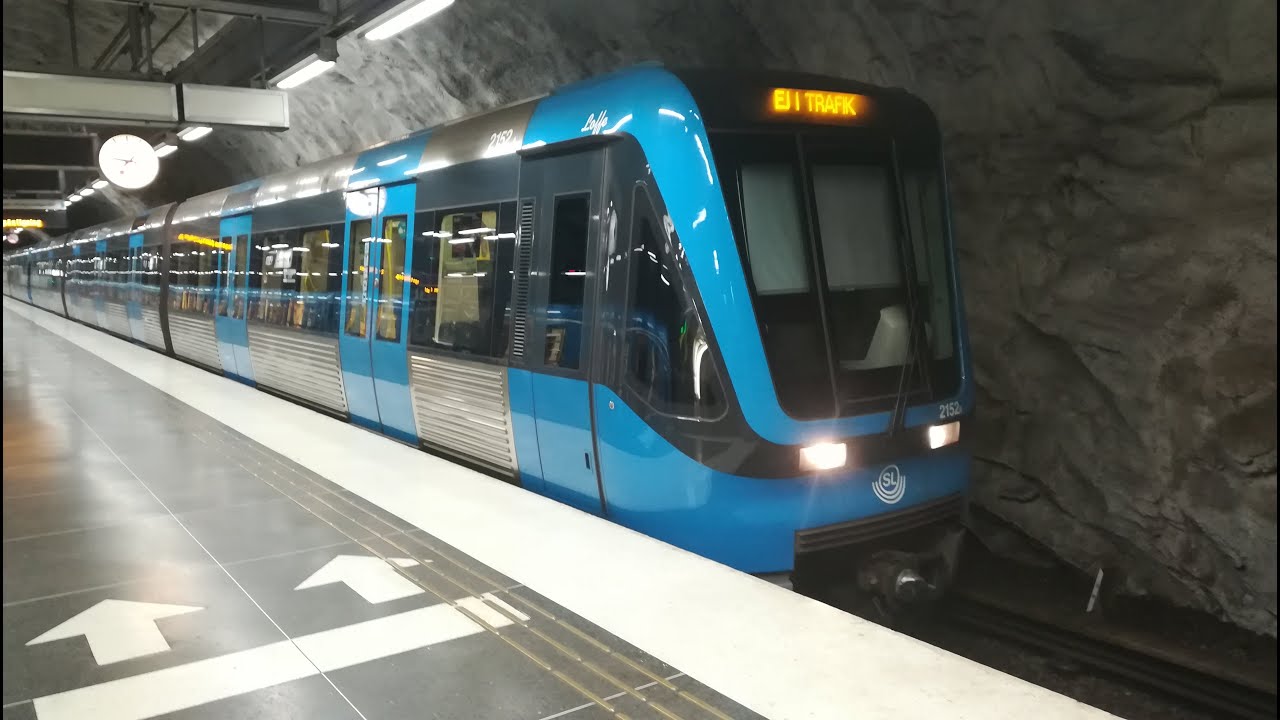 Stockholm Metro Blue Line / Stockholms Tunnelbana Blå Linjen T10 ...