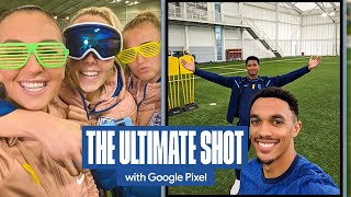England Players Take On The Google Pixel Ultimate Shot Challenge! #TeamPixel
