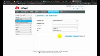 configurar modem Huawei B310s internet en casa