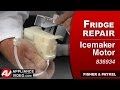 Fisher & Paykel Refrigerator - No Ice Production - Ice Maker Motor Repair