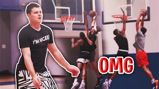 DUNK OF THE YEAR?! 😱 Maxisnicee Runs With The PROS! 5v5 Pro Runs