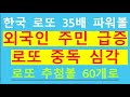 로또 도박 중독 한국인 급증, 일손 부족해 외국인 수입 급증, 한국 인구 20명 중 1명은 외국인 주민, 취직 안하고 일확천금 꿈꾸며 하루종일 로또방송 시청과 분석에 인생 허비