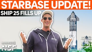 Starbase is Busy! New Mega Bay Construction and Starship Testing | Starbase Update