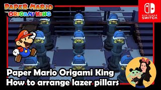 Arranging Lazer Beam Pillars for Bowser - Paper Mario Origami King - Nintendo Switch