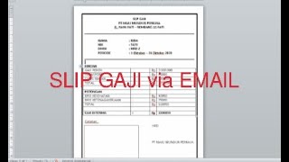 Kirim Slip Gaji Otomatis Via Email