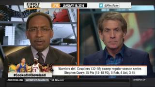 ESPN First Take 1 19 2016   Cavaliers prove to be no match for Warriors