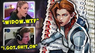 TOP Streamers React to #1 Black Widow In Marvel Rivals!