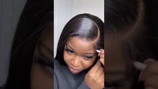 Pink Peekaboo Bob wig|Lace Frontal wig install\u0026swoop #ARABELLAHAIR REVIEW