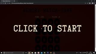 "Memory Card Game" using HTML, CSS and JavaScript-Part-2|CODE WITH NM