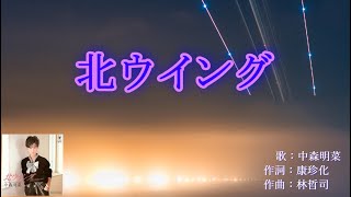 中森明菜　北ウイング 　【ギター、ベース演奏カラオケ】