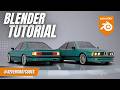 Blender tutorial - Car modeling (EASY METHOD)