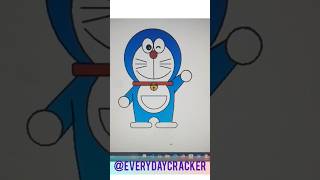 Draw DOREMON Using Python Turtle |Coding Seekho| #shorts #ytshorts #python #code #doremon
