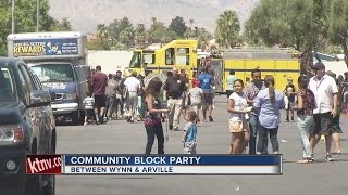 LVMPD holds community block party