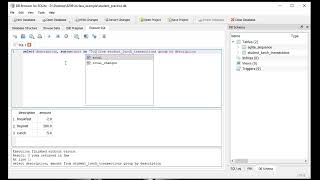 Database SQL Basics SQLite DB Browser