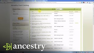 Using the Ancestry.com Card Catalog | Ancestry