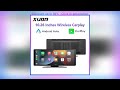 xuda universal 10.26 inch car radio multimedia wifi video player wireless carplay u0026 android auto