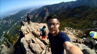 Climbing the Peak of Seoraksan, Mt Sorak