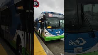 @communitytransit Swift Orange Line Edmonds College-Lynnwood-McCollum Park P\u0026R. Taken Oct/30/24