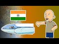 Classic Caillou Misbehaves on the Trip to India