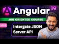Angular 19 Tutorial #51 Intergate JSON Server API  #angular19