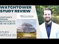 Jehovah’s Grand Invitation to Be His Guests - June 2024 Watchtower Study Review (article 23)