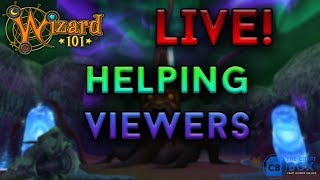 Wizard101 LIVE! | Helping Viewers!