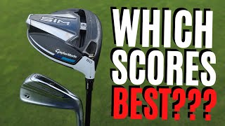 Driver vs Driving Iron - ON COURSE SCORING BATTLE!