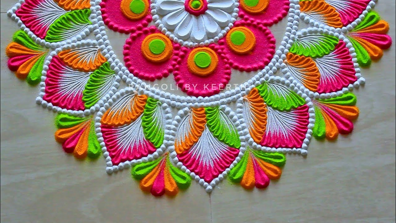 "Marvelous Collection Of 999+ Full 4K Rangoli Designs Images For Diwali ...