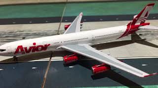 Aeroclassics Avior A340-300 1:400 scale unboxing