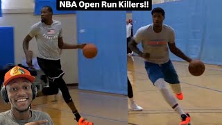 KEVIN DURANT & PAUL GEORGE AT THE SAME NBA OPEN RUNS?? | Reacting To KD & PG Putting In WORK 🔥🔥