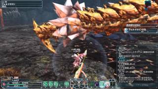 [PSO2]パルチでぼっち速ボスツアー40 火山ヴォル・ドラゴン(H)